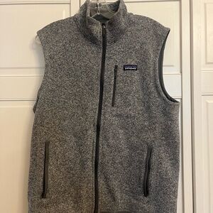 Patagonia Charcoal Sleeveless Fleece